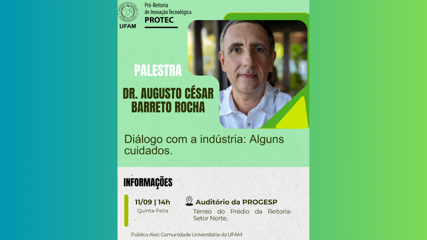 Palestra: Diálogo com a indústria: Alguns cuidados