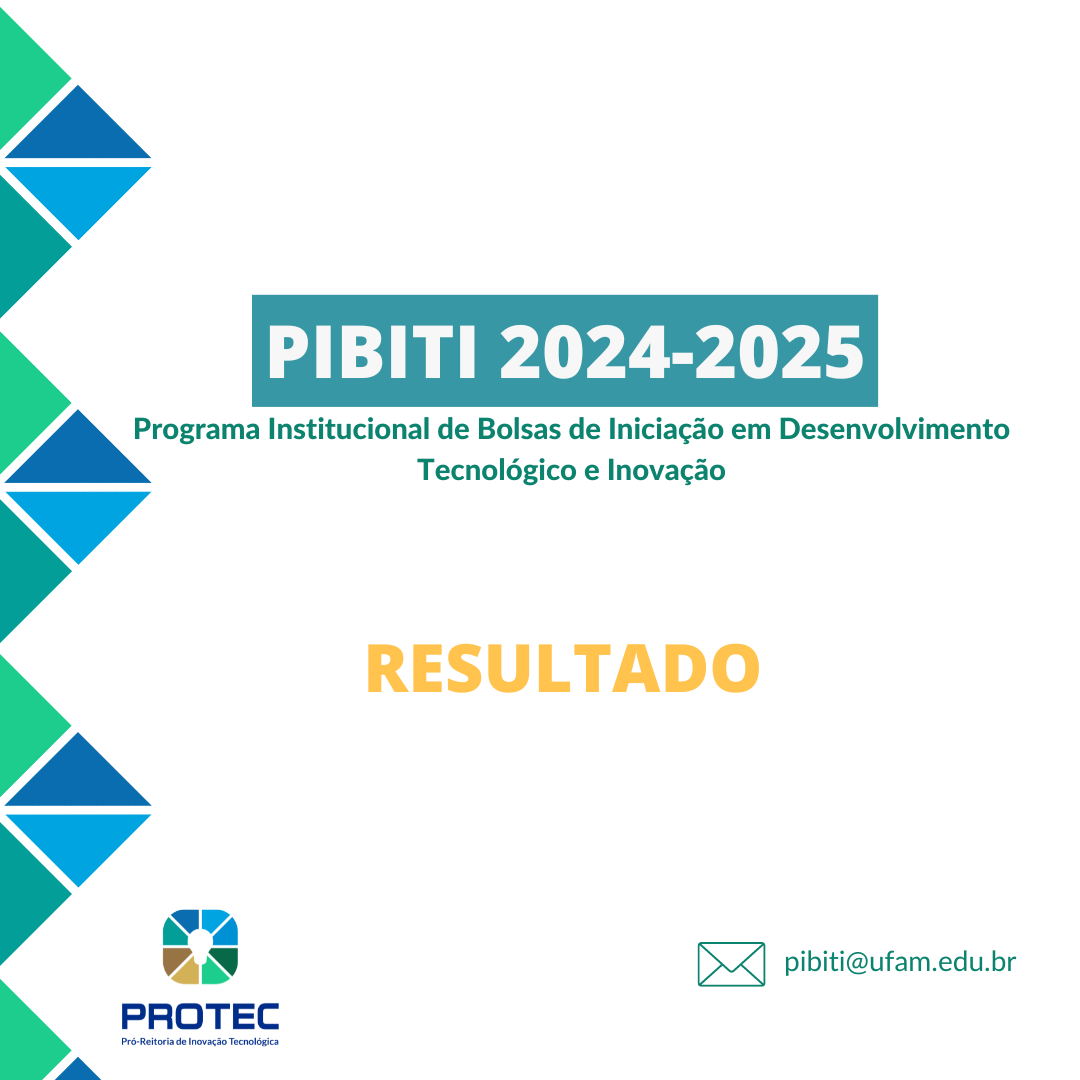 PIBITI 2024/2025 - Resultado da seleção de projetos